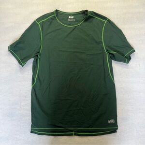 REI Dark Green Athletic Tee